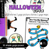 Hallowe'en Yoga Stories & Yoga Cards | Hallowe'en Circle Time Games | Calming Cards