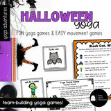 Hallowe'en Yoga Stories & Yoga Cards | Hallowe'en Circle Time Games | Calming Cards