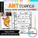 Ant Science | Activities, Experiments & Science Center Printables
