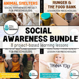 Social Awareness Bundle | 8 Project-Based Learning Lessons for Preschoolers