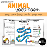 Animal Yoga Poem & Yoga Cards | Animal Yoga Poses