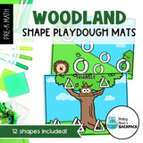 Woodland Playdough Shapes | Forest Playdough Shape Mats | Seriation Mats