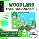 Woodland Playdough Shapes | Forest Playdough Shape Mats | Seriation Mats