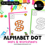 Alphabet Dot Mats & Worksheets