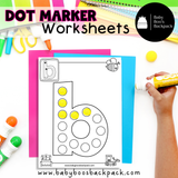 Alphabet Dot Mats & Worksheets