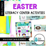 Easter Literacy Center | Letter Games, Tracers & Worksheets | Story Prompts