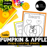 Toddler Math Bundle: Fall Shapes