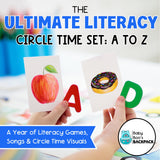 The Ultimate Circle Time Literacy Set | Alphabet Activities, Literacy Games & Circle Time Visuals for the Year