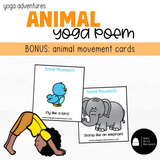 Animal Yoga Poem & Yoga Cards | Animal Yoga Poses