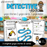 Detective Yoga Lesson: Yoga Cards, Stories & Games