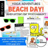 Beach Day Yoga Lesson | Yoga Story, Yoga Cards & Yoga Games