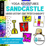 Sandcastle Yoga Lesson | Yoga Story, Yoga Cards & Yoga Games