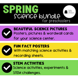 Spring Science Bundle | Spring Science Activities, Printables & Posters