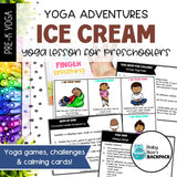 Ice Cream Yoga Lesson | Yoga Story, Yoga Cards & Yoga Games