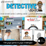 Detective Yoga Lesson: Yoga Cards, Stories & Games