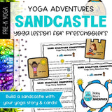 Sandcastle Yoga Lesson | Yoga Story, Yoga Cards & Yoga Games