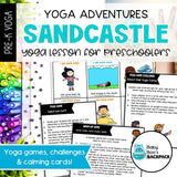Sandcastle Yoga Lesson | Yoga Story, Yoga Cards & Yoga Games