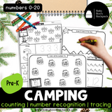 No-Prep Camping Math Worksheets