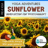 Sunflower Yoga Lesson | Sunflower Yoga Cards, Story & Games