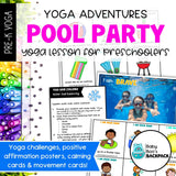 Pool Party Yoga Lesson | Yoga Story, Yoga Cards & Yoga Games