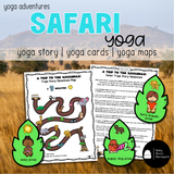 Safari Yoga Story & Yoga Cards | A Trip to the Savannas