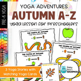 Autumn Yoga A to Z | Fall Yoga Cards, Stories & Games