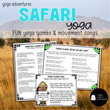 Safari Yoga Story & Yoga Cards | A Trip to the Savannas