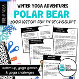 Polar Bear Yoga Lesson | Polar Bear Yoga Cards, Story & Games