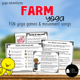 Farm Yoga Story & Yoga Cards | Little Chick's Adventure