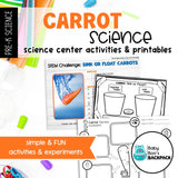 Carrot Science Lesson Plan | Activities, Experiments & Science Center Printables