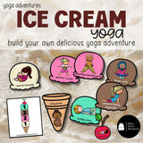 Ice Cream Yoga Lesson: Yoga Story, Cards & Games