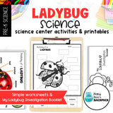 Ladybug Science Activities | Ladybug Science Center Printables & Posters
