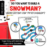 Build a Snowman Yoga Story & Yoga Cards |  Snowman Yoga Cards, Story & Games | Calming Cards