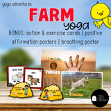Farm Yoga Story & Yoga Cards | Little Chick's Adventure