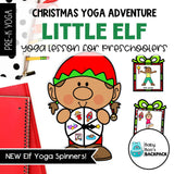 Little Elf Yoga Lesson | Christmas Yoga Story, Cards & Games | Calming Cards