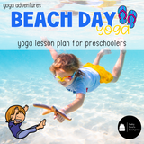 Beach Day Yoga Lesson: Yoga Story, Cards & Games