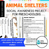 Animal Shelters | Project-Based Learning & Social Awareness Lesson Plan