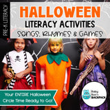 Halloween Circle Time Activities & Visuals | Songs, Fingerplays & Literacy Games