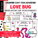 Love Bug Yoga Lesson | Valentine's Day Yoga Story, Games & Cards