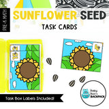 Sunflower Seed Counting Mats, Task Cards & Worksheets | Numbers 0-15