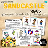 Sandcastle Yoga Lesson: Yoga Story, Cards & Games