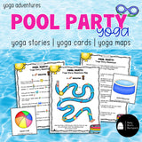 Pool Party Yoga Lesson: Yoga Story, Cards & Games