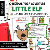 Little Elf Yoga Lesson | Christmas Yoga Story, Cards & Games | Calming Cards