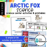 Arctic Fox Science Lesson Plan | Activities, Experiments & Science Center Printables
