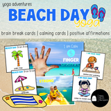 Beach Day Yoga Lesson: Yoga Story, Cards & Games