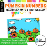 Pumpkin Numbers 0-10 | Counting Mats, Task Cards & Worksheets