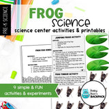 Frog Science Lesson | Activities, Experiments & Science Center Printables