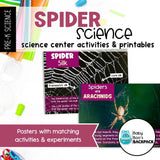 Spider Science Lesson | Activities, Experiments & Science Center Printables