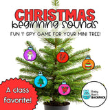 Christmas Beginning Sounds Game & Coloring Worksheets | Letter Recognition