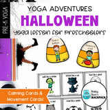 Halloween Yoga Stories & Yoga Cards | Halloween Circle Time Games | Calming Cards